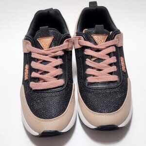 Guess Pink & Black Heels – Pre-Owned